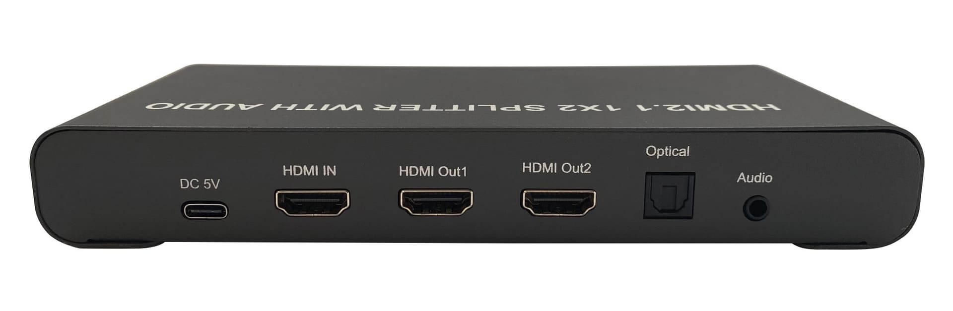 Splitter HDMI 2.1 8K 1 in 2 out con SPDIF e Audio 3.5mm Stereo - 10