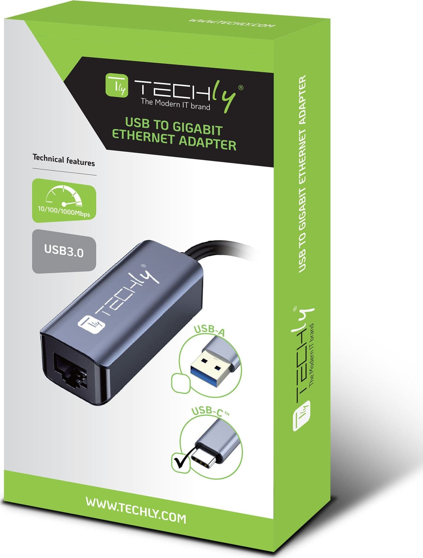Adattatore Convertitore USB-C&trade 3.2 a RJ45 Gigabit - 12