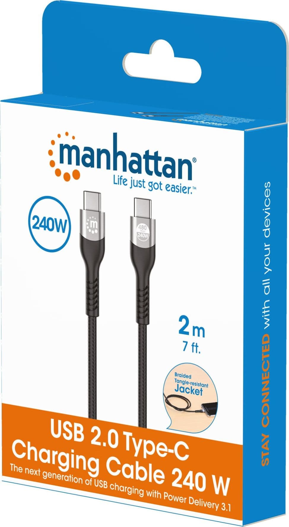 Cavo USB 2.0 EPR USB-C&trade M/M 240W PD 3.1 e-Mark 2m - 11