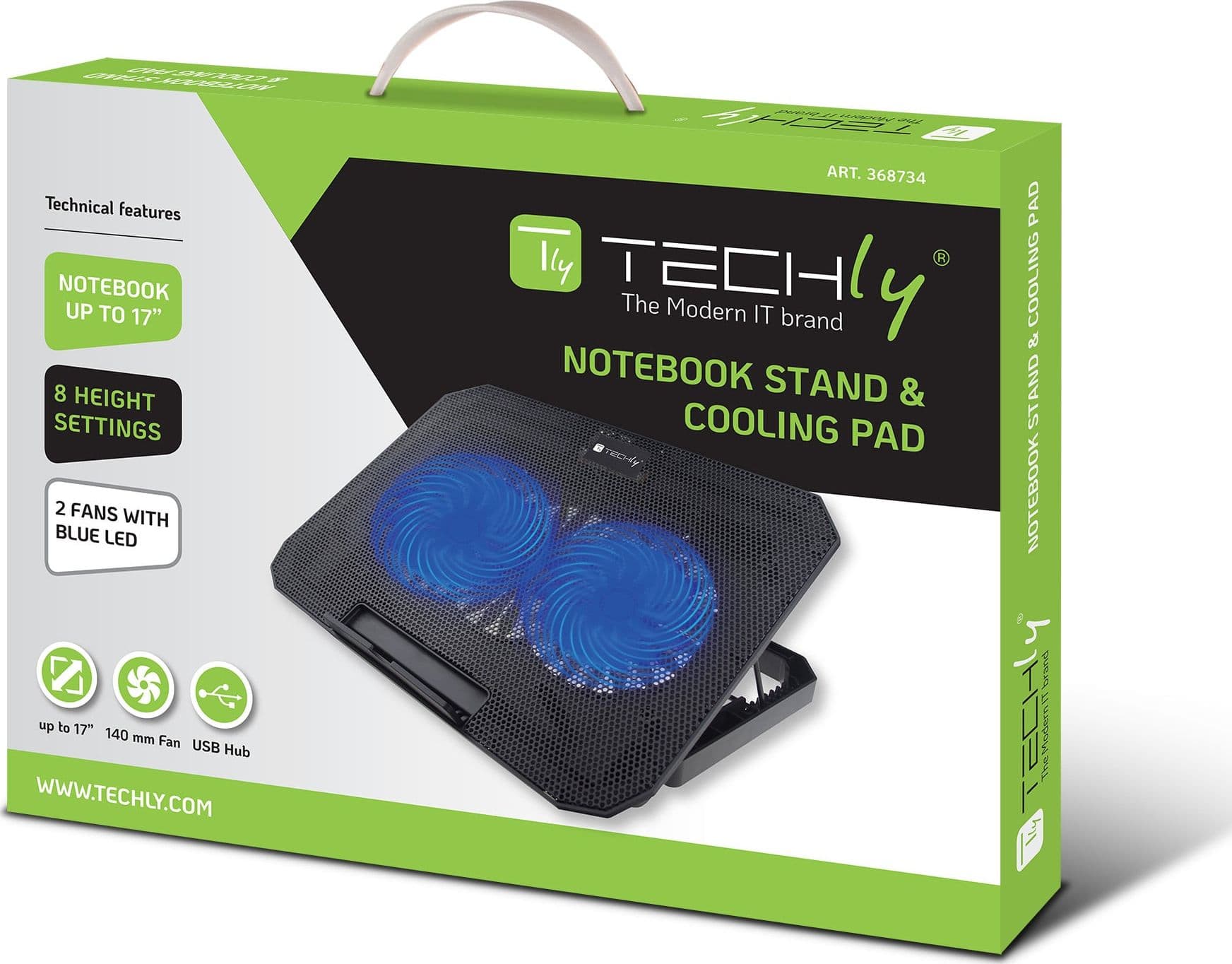 Supporto per Notebook fino a 17'' con Sistema di Raffreddamento - 11