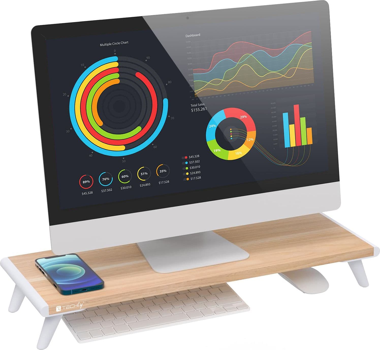 Supporto per Monitor Universale ed Ergonomico - 8