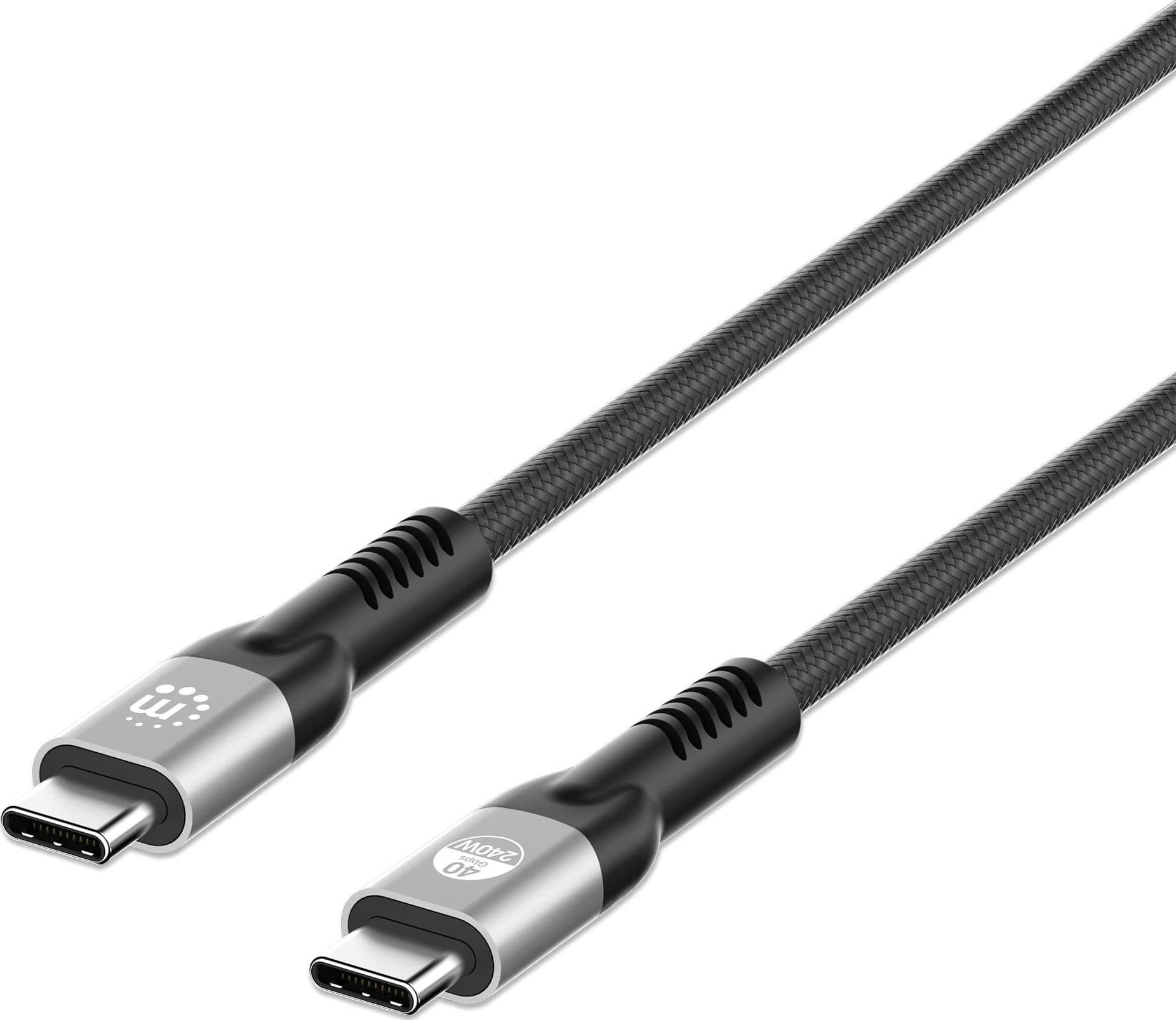 Cavo USB4 EPR USB-C&trade M/M 40G 240W PD 3.1 8K E-Mark 1m - 13