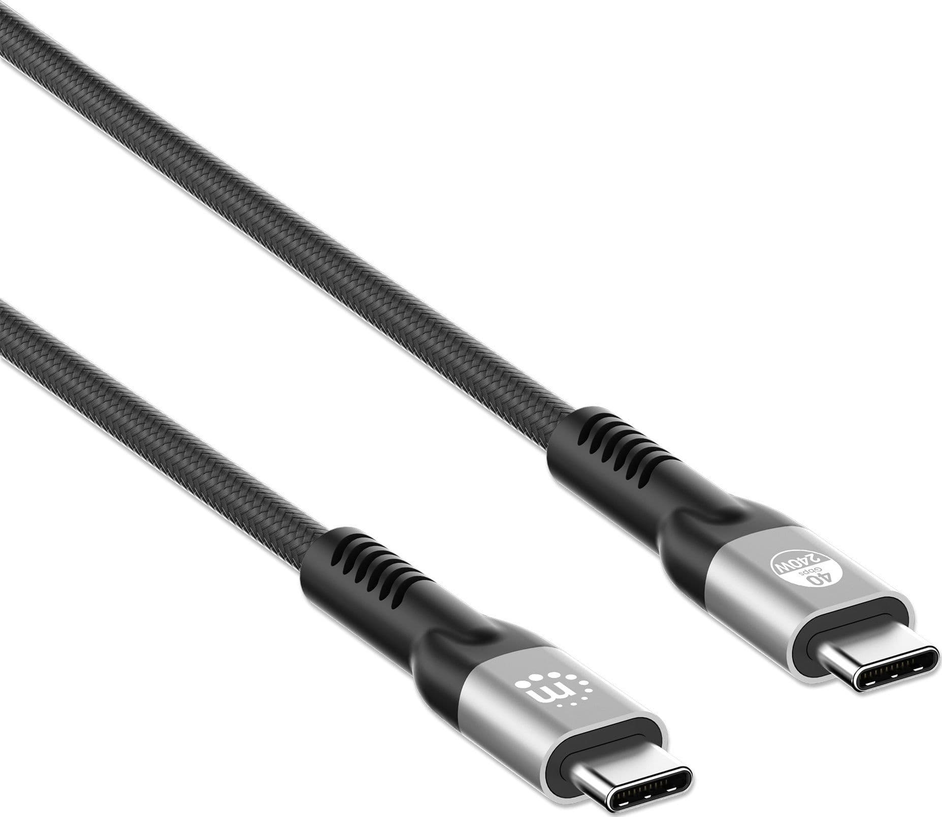 Cavo USB4 EPR USB-C&trade M/M 40G 240W PD 3.1 8K E-Mark 1m - 8