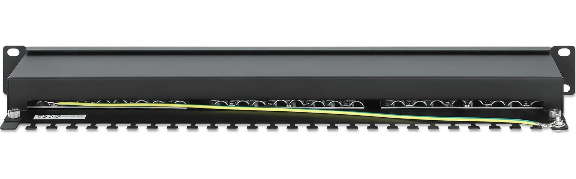 Pannello Patch STP 24 Posti RJ45 Cat.6 - 10