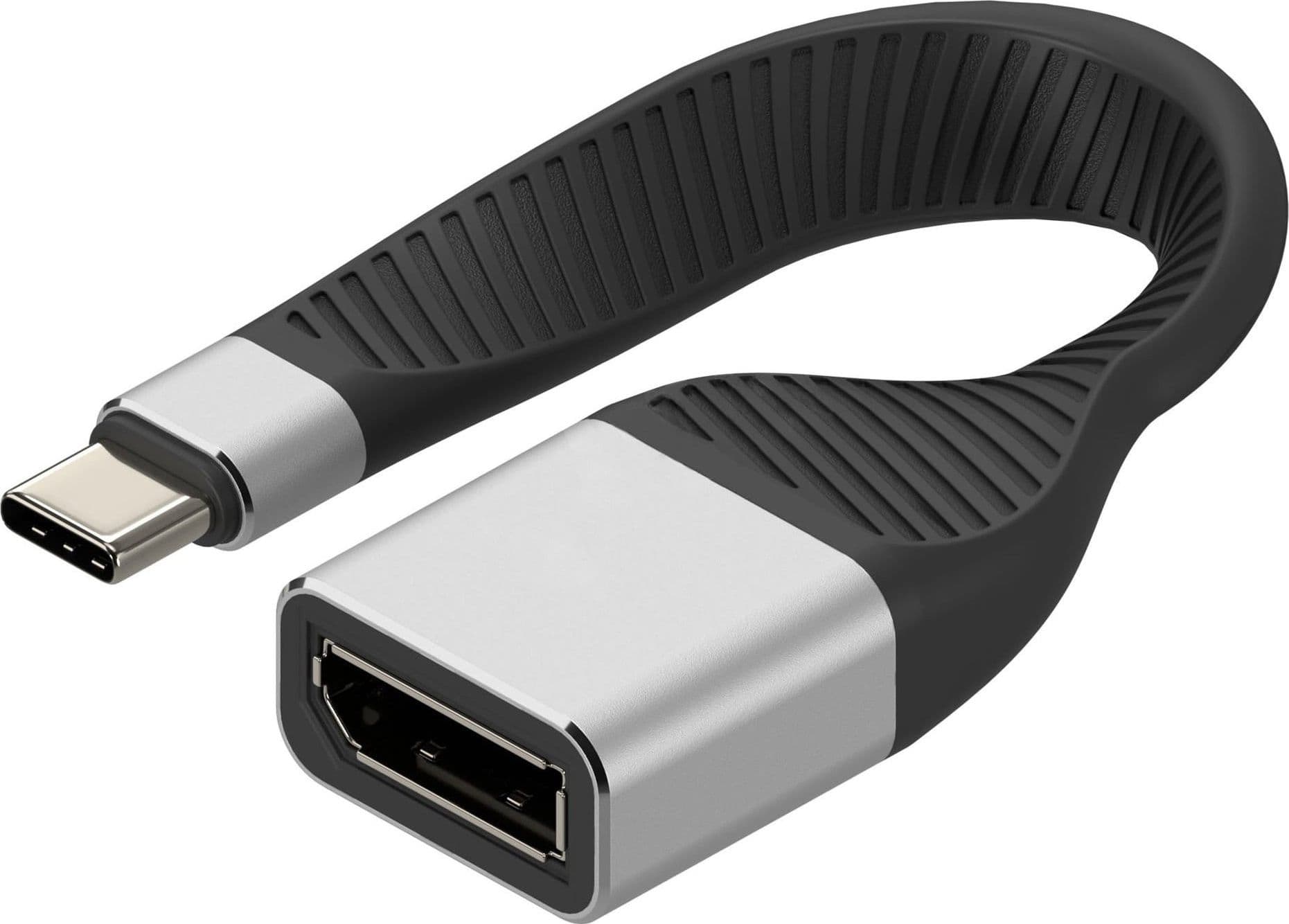 Cavo Corto Piatto USB-C&trade Maschio a Displayport Femmina FPC 13,1 cm - 12