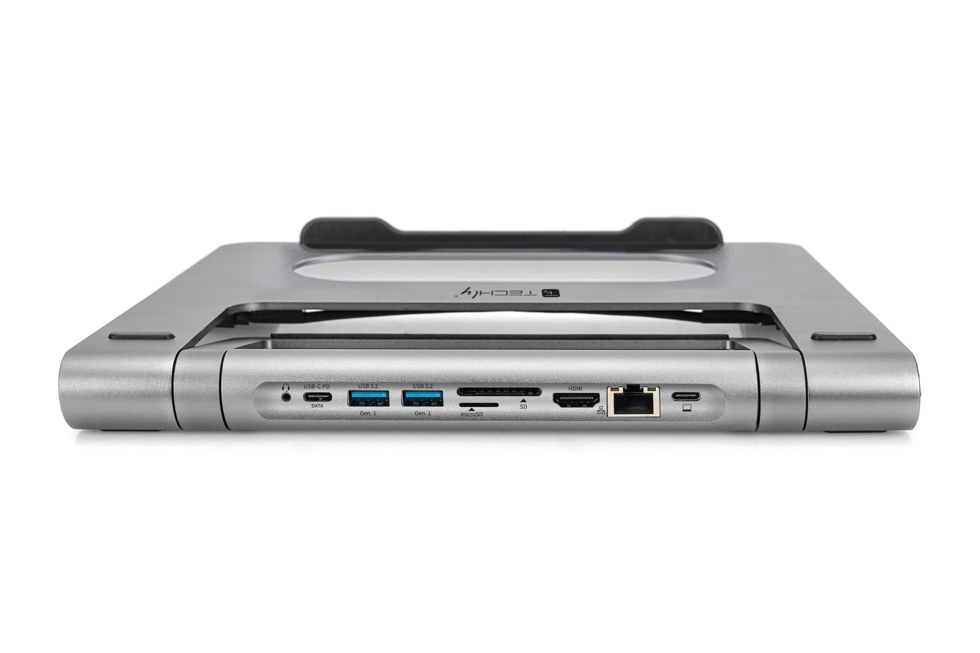 Docking Station USB-C&trade 9 in 1 Hub USB3.2 Stand per Notebook Pieghevole - 11