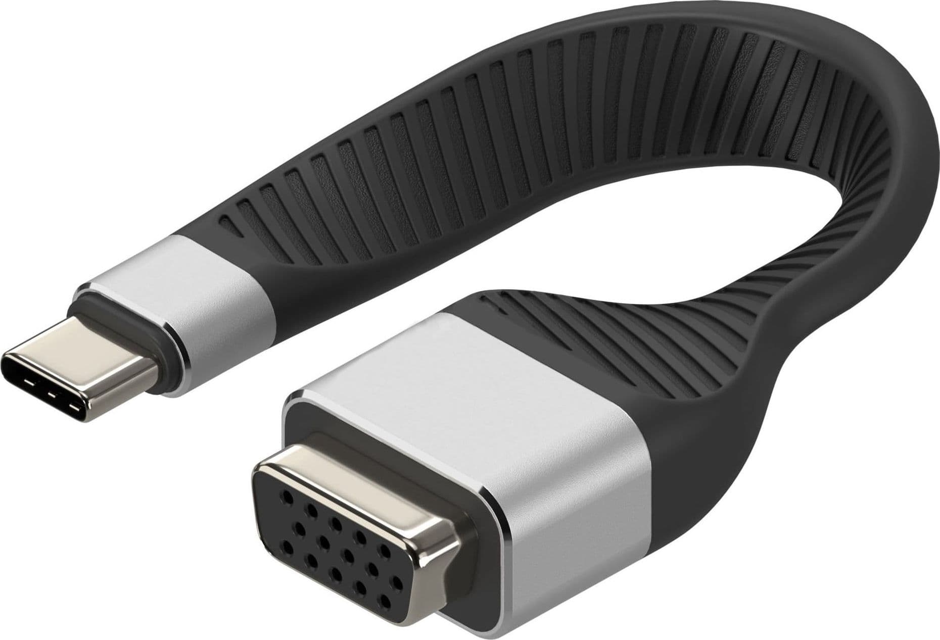 Cavo Corto Piatto USB-C&trade Maschio a VGA Femmina FPC 11,95 cm - 13