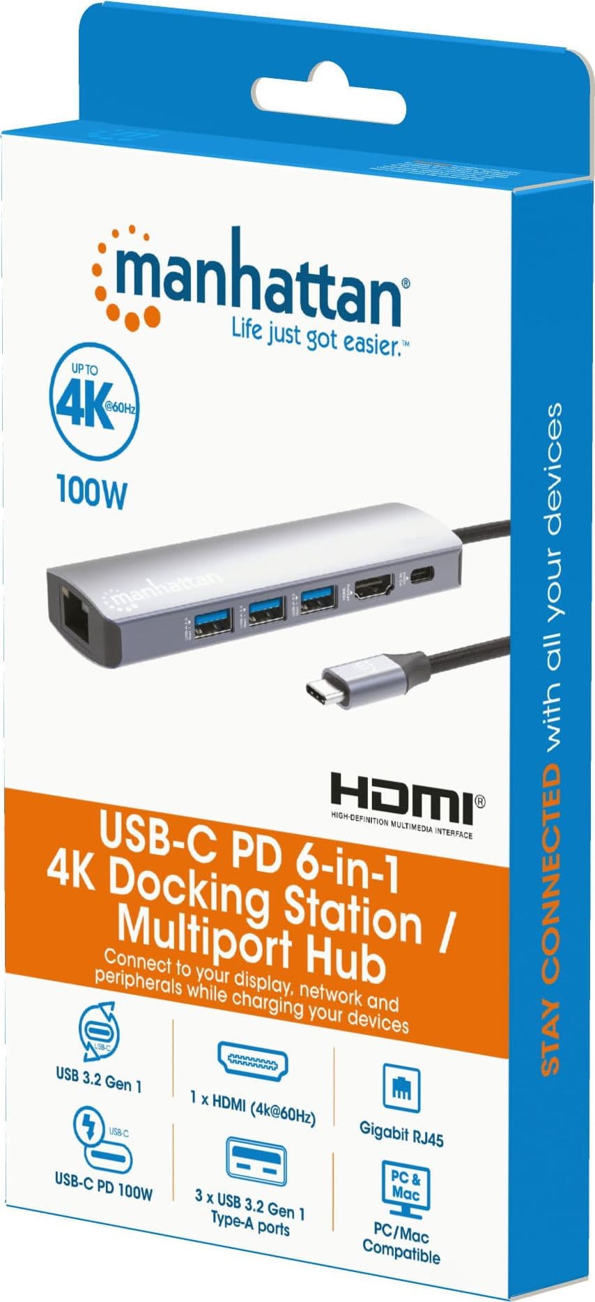 Docking Station USB-C&trade PD 6-in-1 4K Hub Multiporta - 14