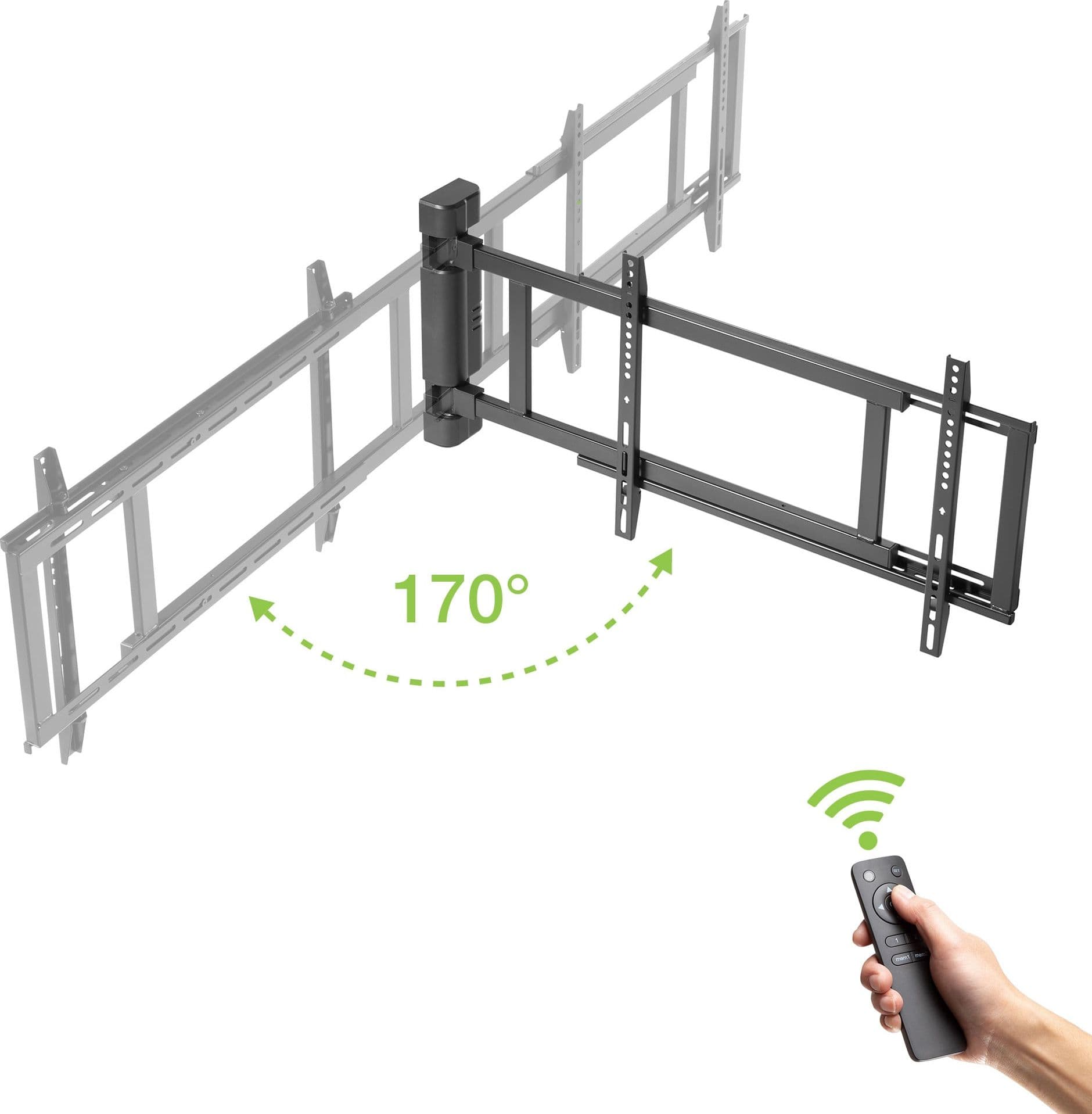 Supporto TV Basculante Motorizzato da Parete per TV da 32'' a 75'' - 17