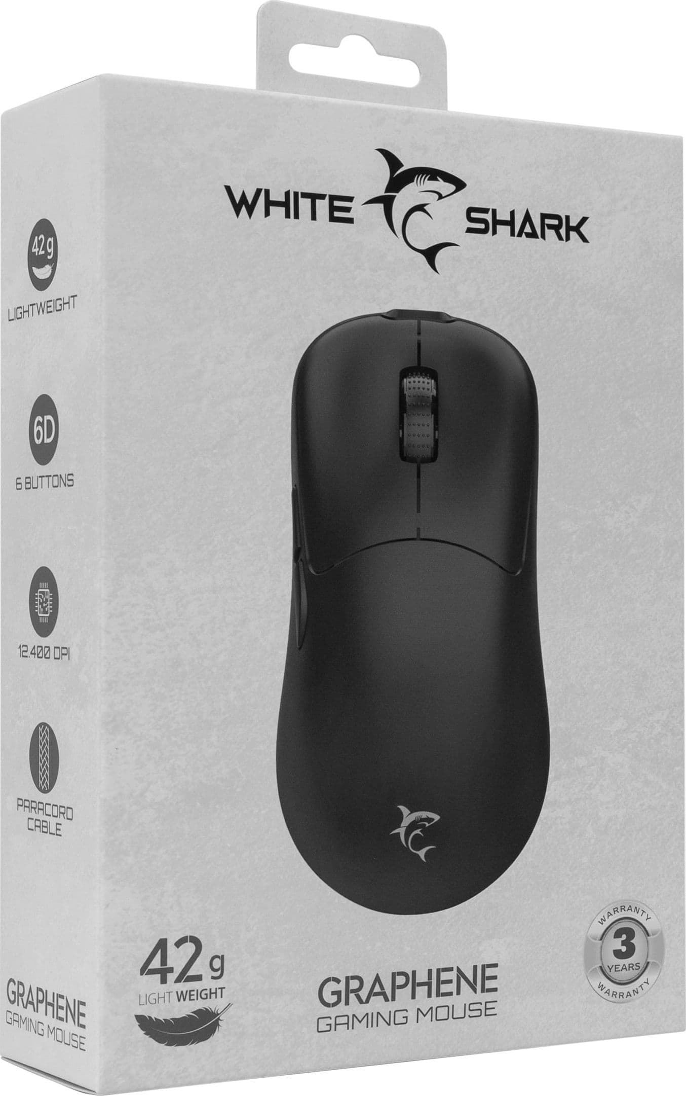 Mouse Ottico USB 12400 Dpi 6D Nero, GRAPHENE - 14
