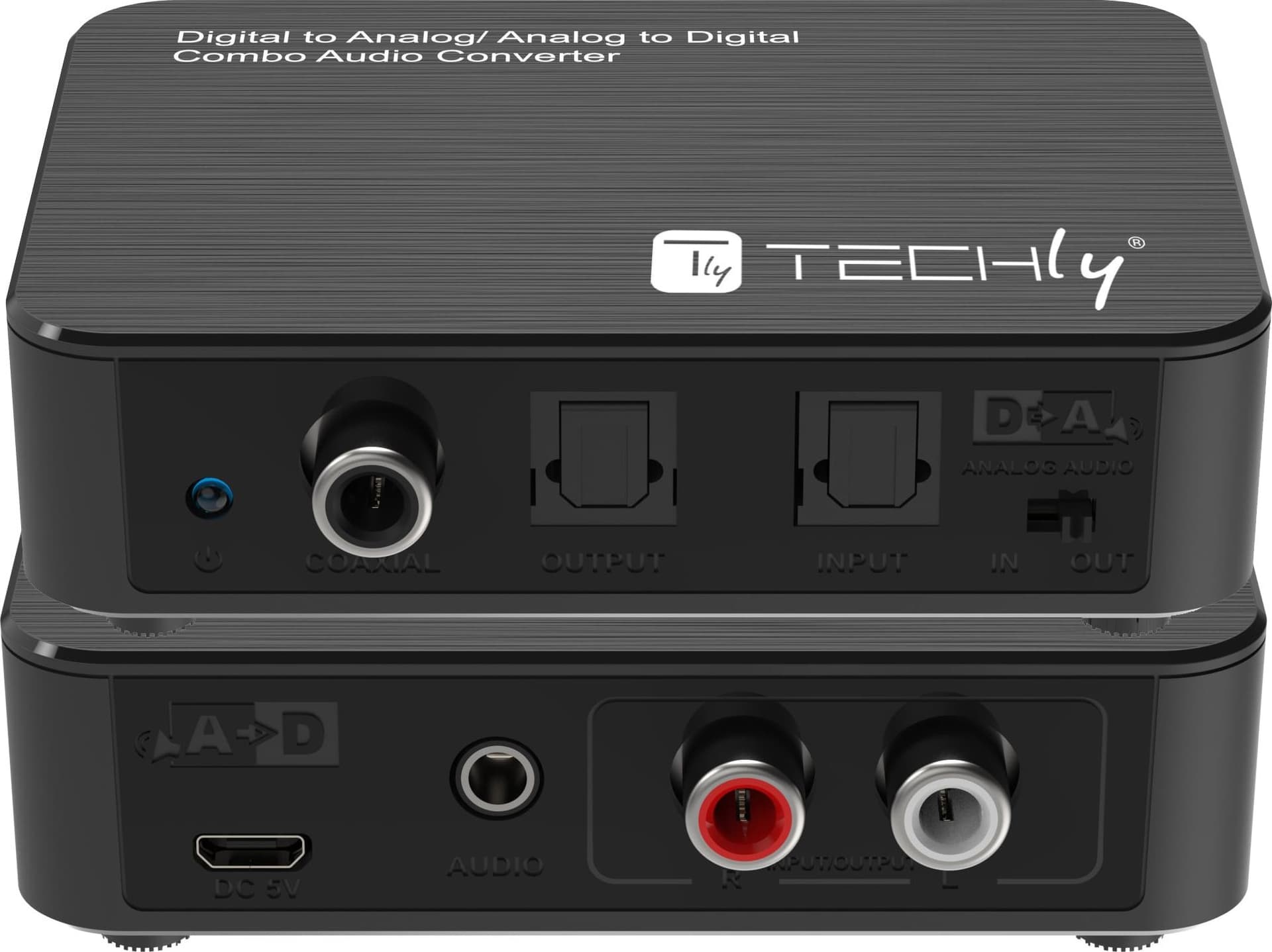 Convertitore Audio da Digitale ad Analogico / da Analogico a Digitale SPDIF Toslink Stereo 3,5'' - 14