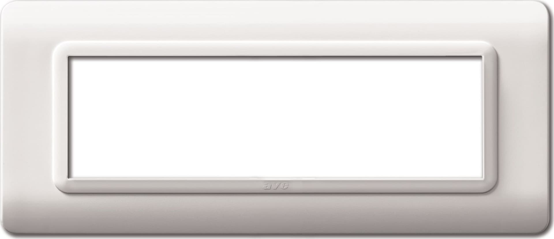 Placca Tecnopolimero S44 7 Moduli Bianco - 3