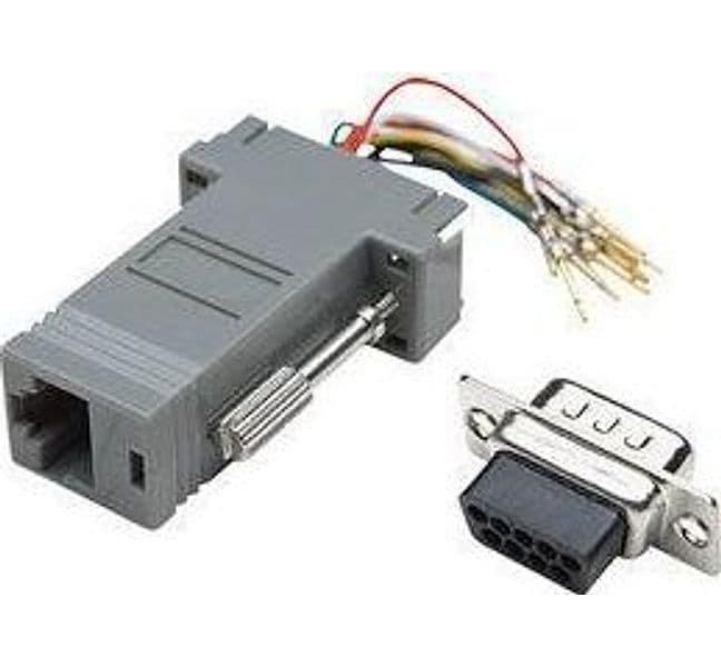 Adattatore Modulare DB 9p. M / RJ45 8 fili - 16
