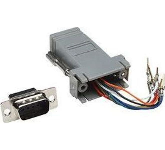 Adattatore Modulare DB 9p. M / RJ45 8 fili - 17
