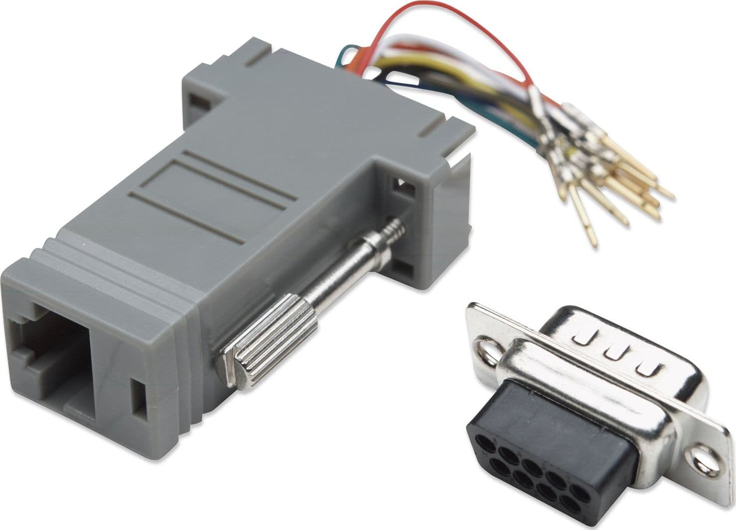 Adattatore Modulare DB 9p. M / RJ45 8 fili - 10