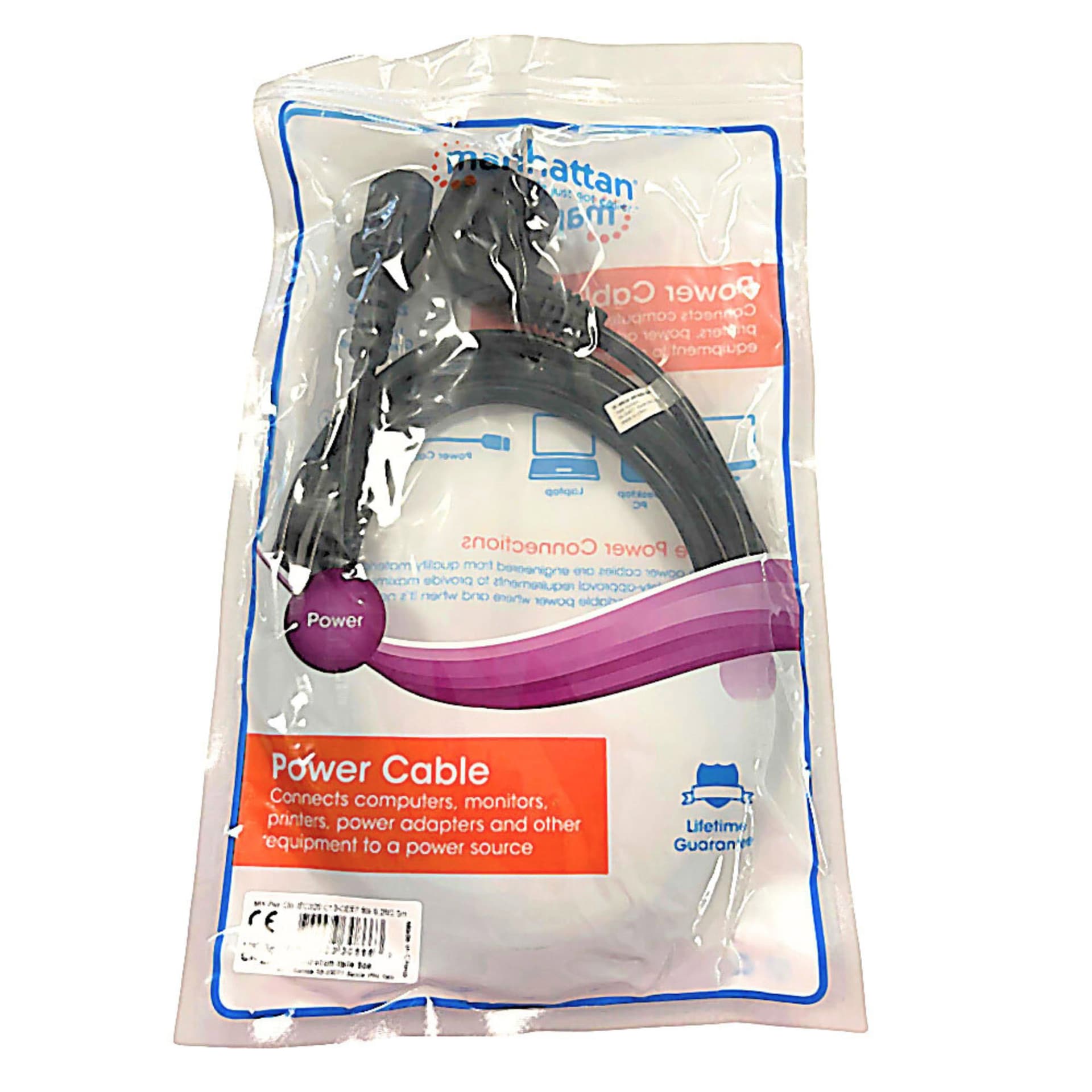 Cavo alimentazione C13 F a Schuko angolato 1,8m nero - 7