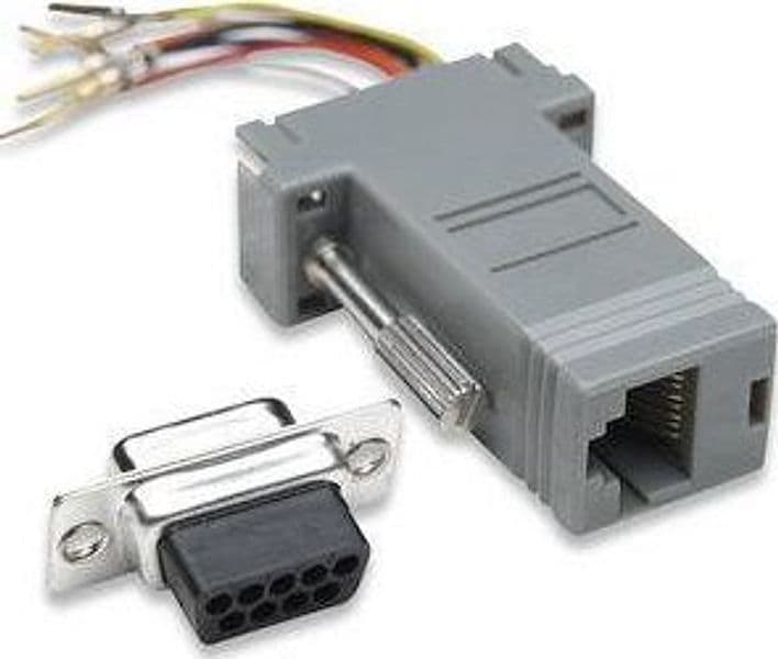 Adattatore Modulare DB 9p.F / RJ45 8 fili - 15