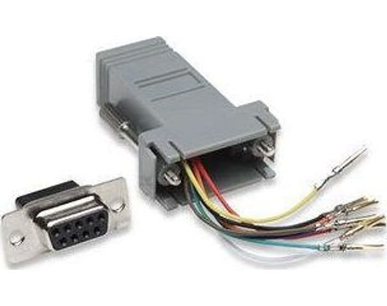 Adattatore Modulare DB 9p.F / RJ45 8 fili - 17