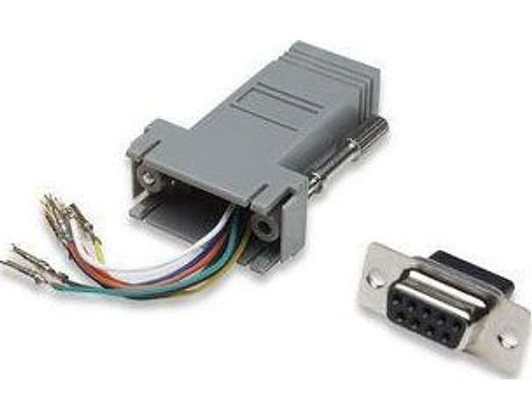 Adattatore Modulare DB 9p.F / RJ45 8 fili - 18