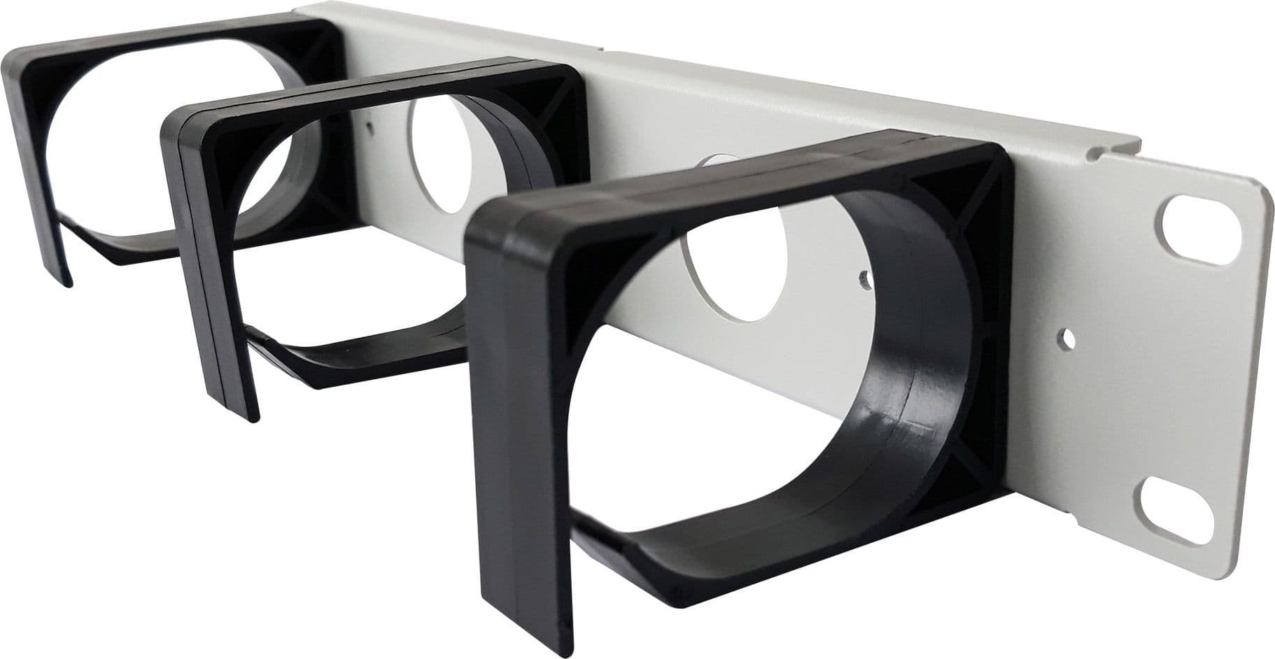 Pannello Passacavi 1U per Armadio 10'' Grigio - 12