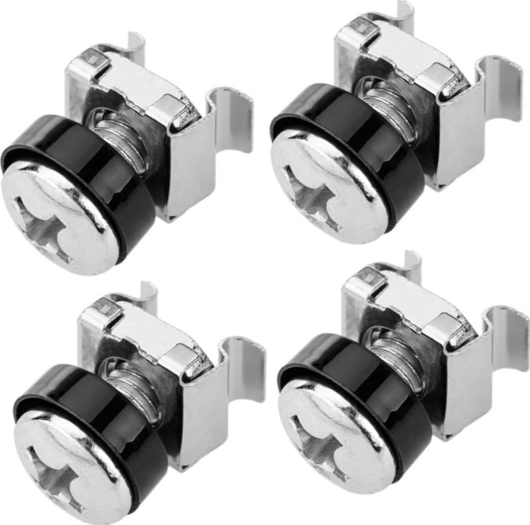 Kit Set 4 Viti 4 Dadi e 4 Rondelle per Montaggio Rack - 10