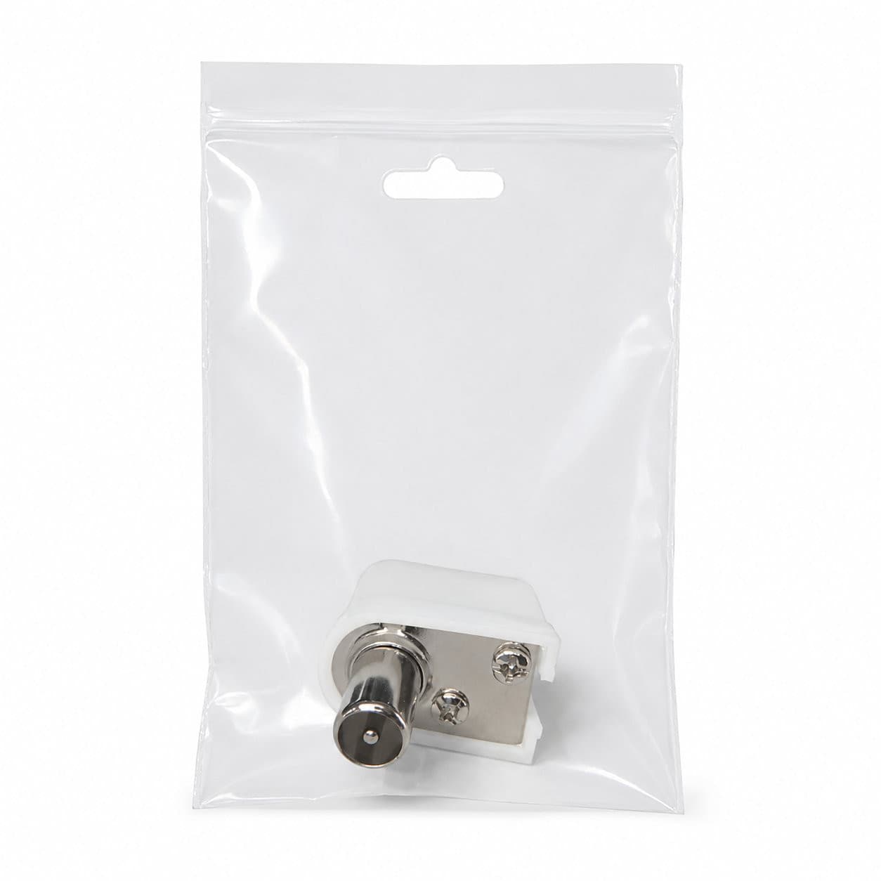 Connettore Cavo Antenna TV Maschio Angolato 9.5 mm - 3