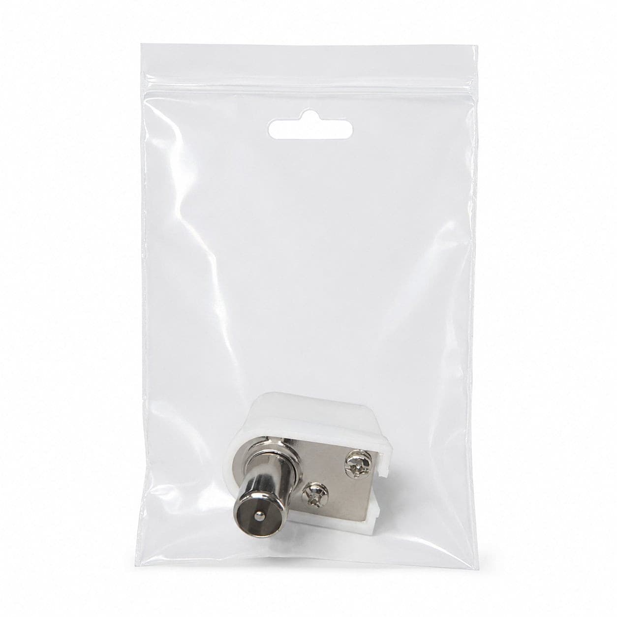 Connettore Cavo Antenna TV Maschio Angolato 9.5 mm - 5