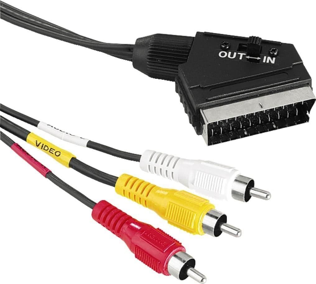 Cavo Audio video Scart RCA 2 Mt IN/Out - 6