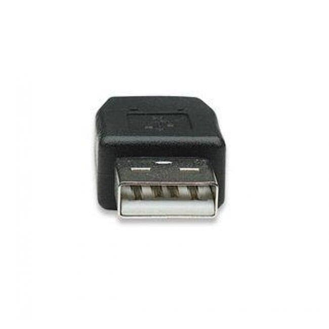 Adattatore Convertitore USB A Maschio a Mini B Femmina Nero - 13