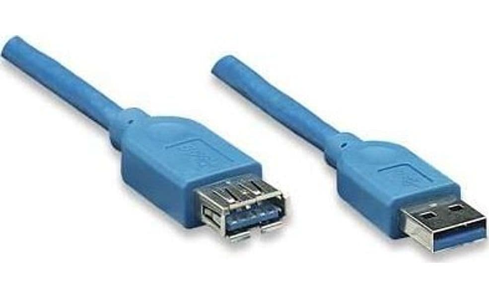 Cavo Prolunga USB 3.2 Superspeed A maschio/A femmina 0,5m Blu - 14