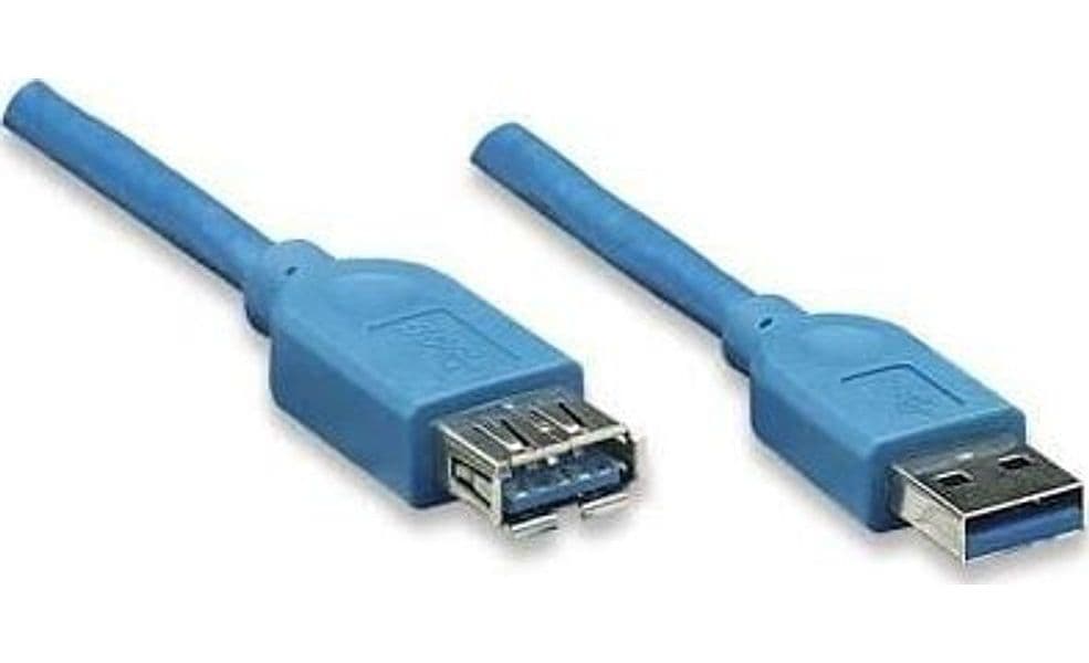 Cavo Prolunga USB 3.2 Superspeed A maschio/A femmina 0,5m Blu - 18