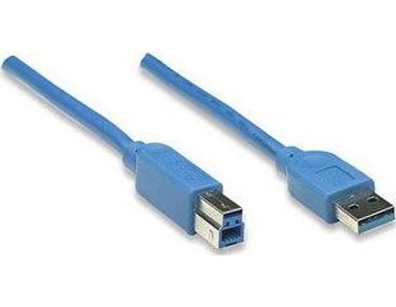 Cavo USB 3.2 Superspeed A maschio/B maschio 0,5 m blu - 18