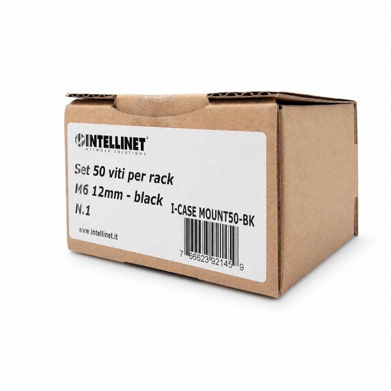 Kit Set 50 Viti 50 Dadi e 50 Rondelle per Montaggio Rack Nero - 15