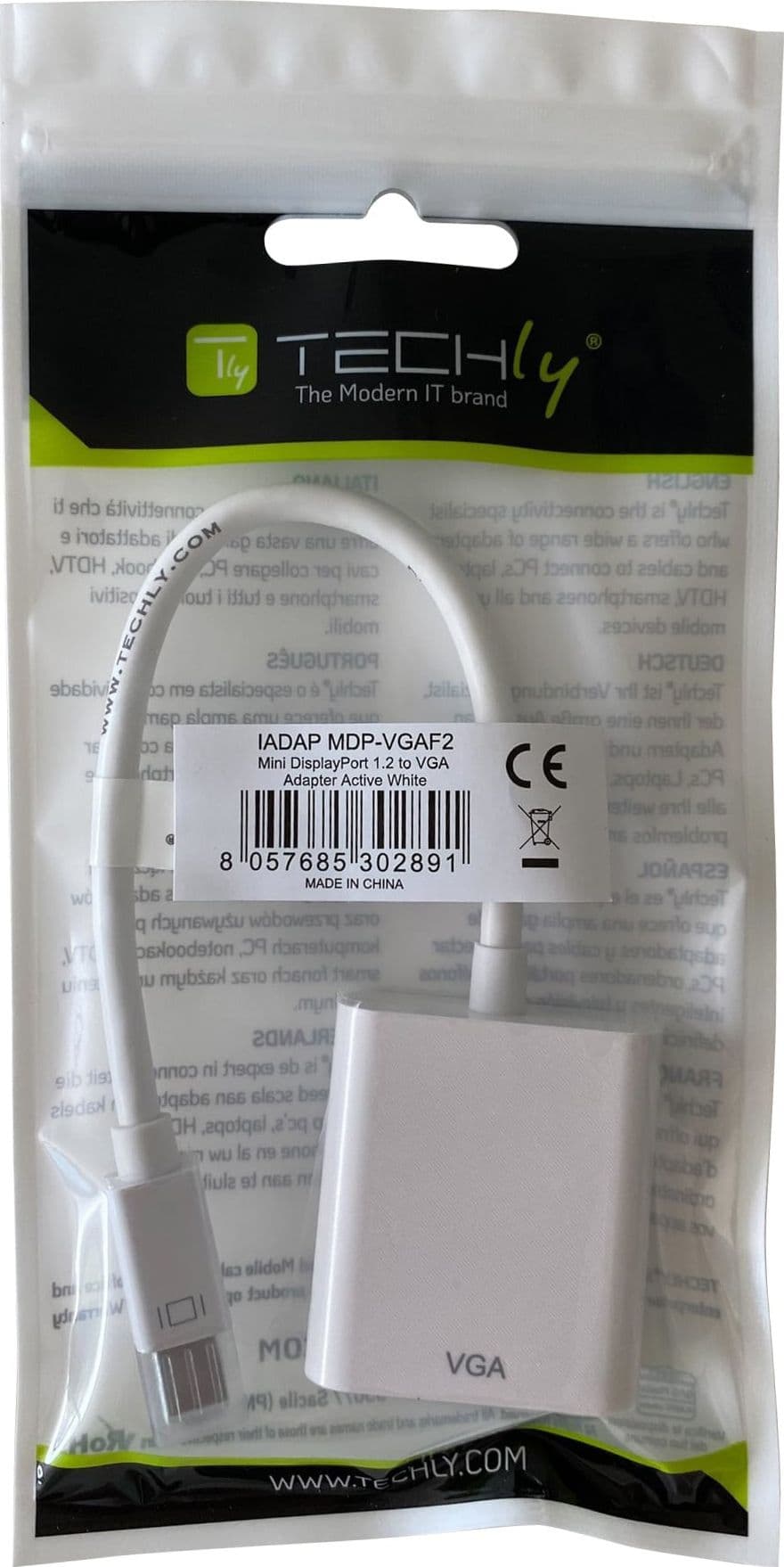 Adattatore Mini DisplayPort (Thunderbolt) 1.2 / VGA Attivo - 10