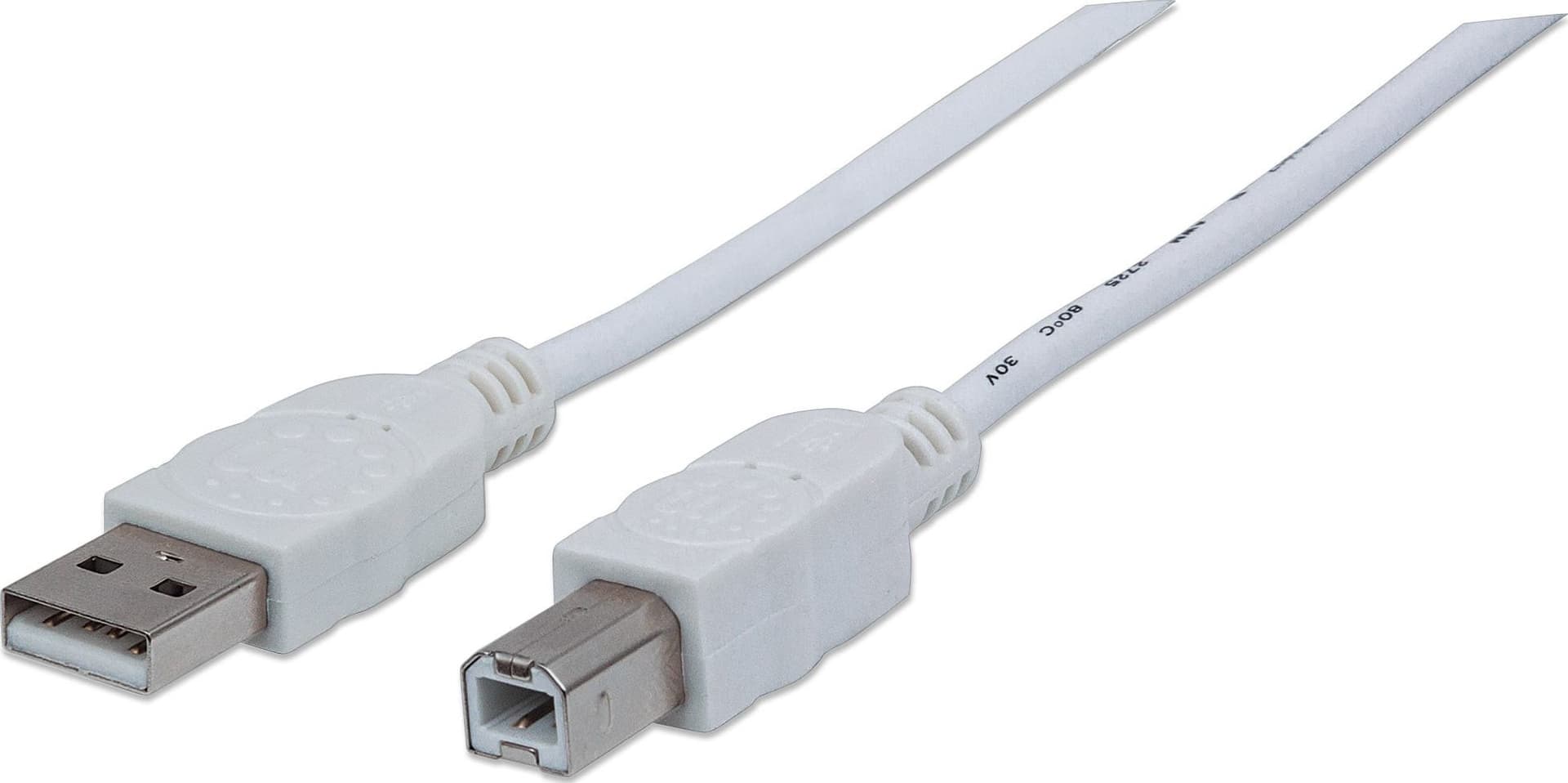 Cavo USB 2.0 A maschio/B maschio 5m Bianco - 11