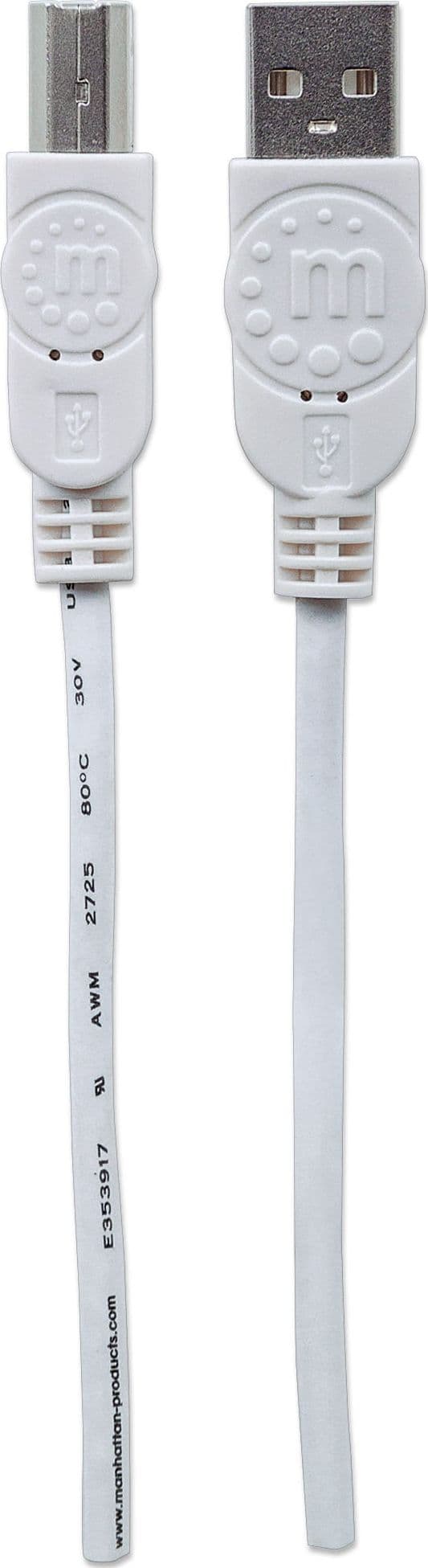Cavo USB 2.0 A maschio/B maschio 5m Bianco - 15