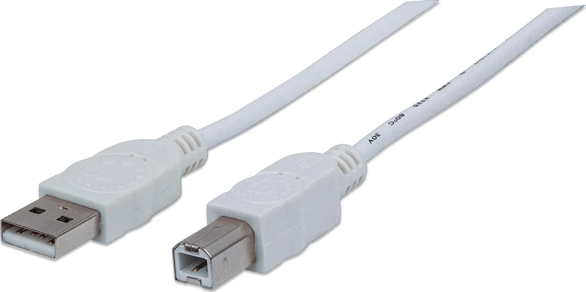 Cavo USB 2.0 A maschio/B maschio 5m Bianco - 6