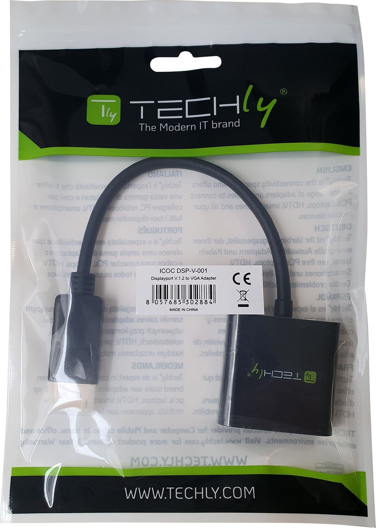 Convertitore da DisplayPort v1.2 a VGA 15 cm - 14