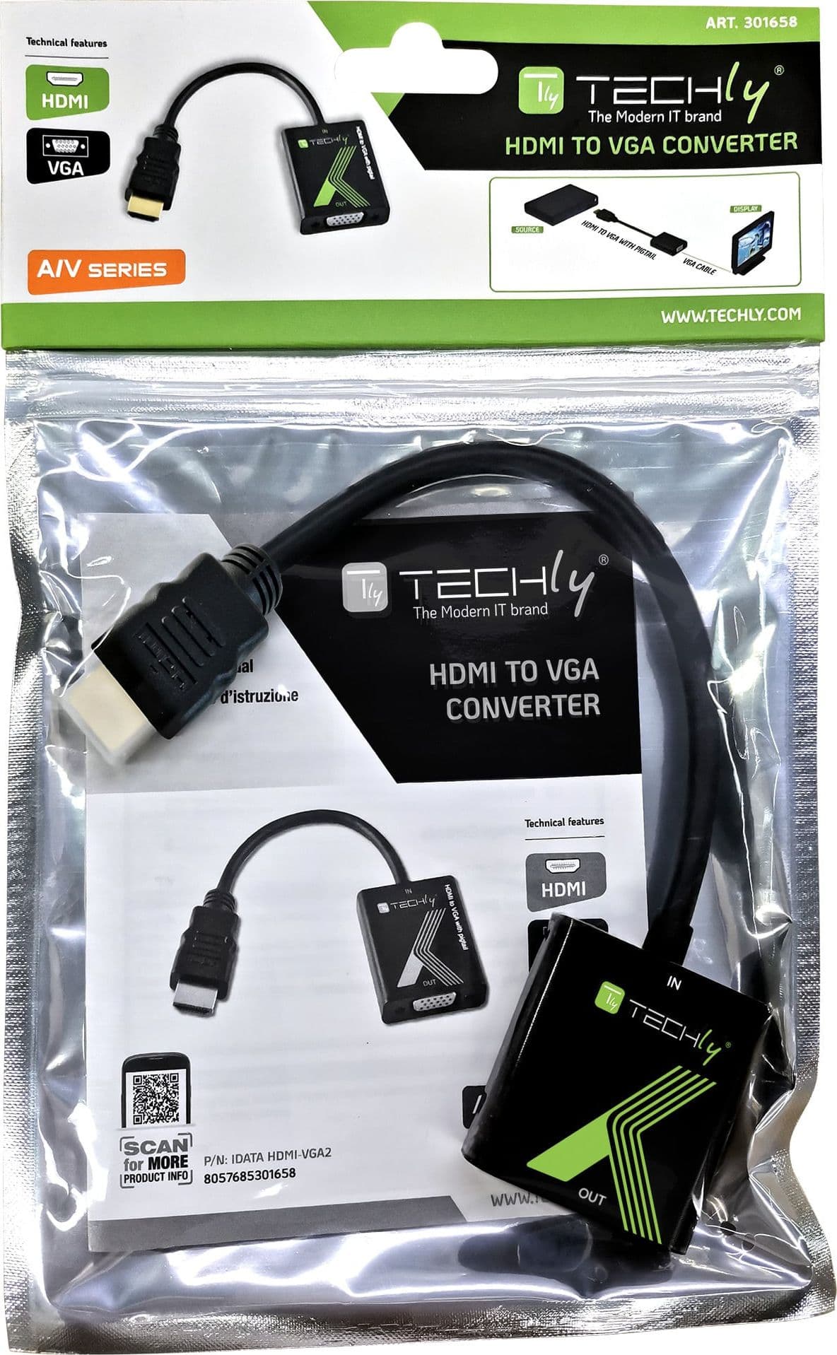Cavo Convertitore Adattatore da HDMI&trade a VGA 1920x1200 - 11