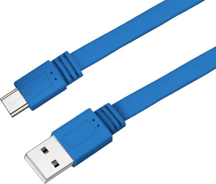Cavo USB 3.2 Superspeed A maschio/MIC B maschio 1 m FLAT - 18