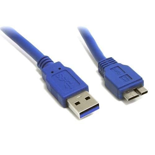 Cavo USB 3.2 Superspeed A maschio/MIC B maschio 1 m FLAT - 19