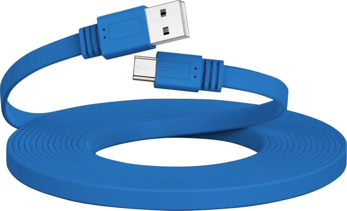 Cavo USB 3.2 Superspeed A maschio/MIC B maschio 1 m FLAT - 28