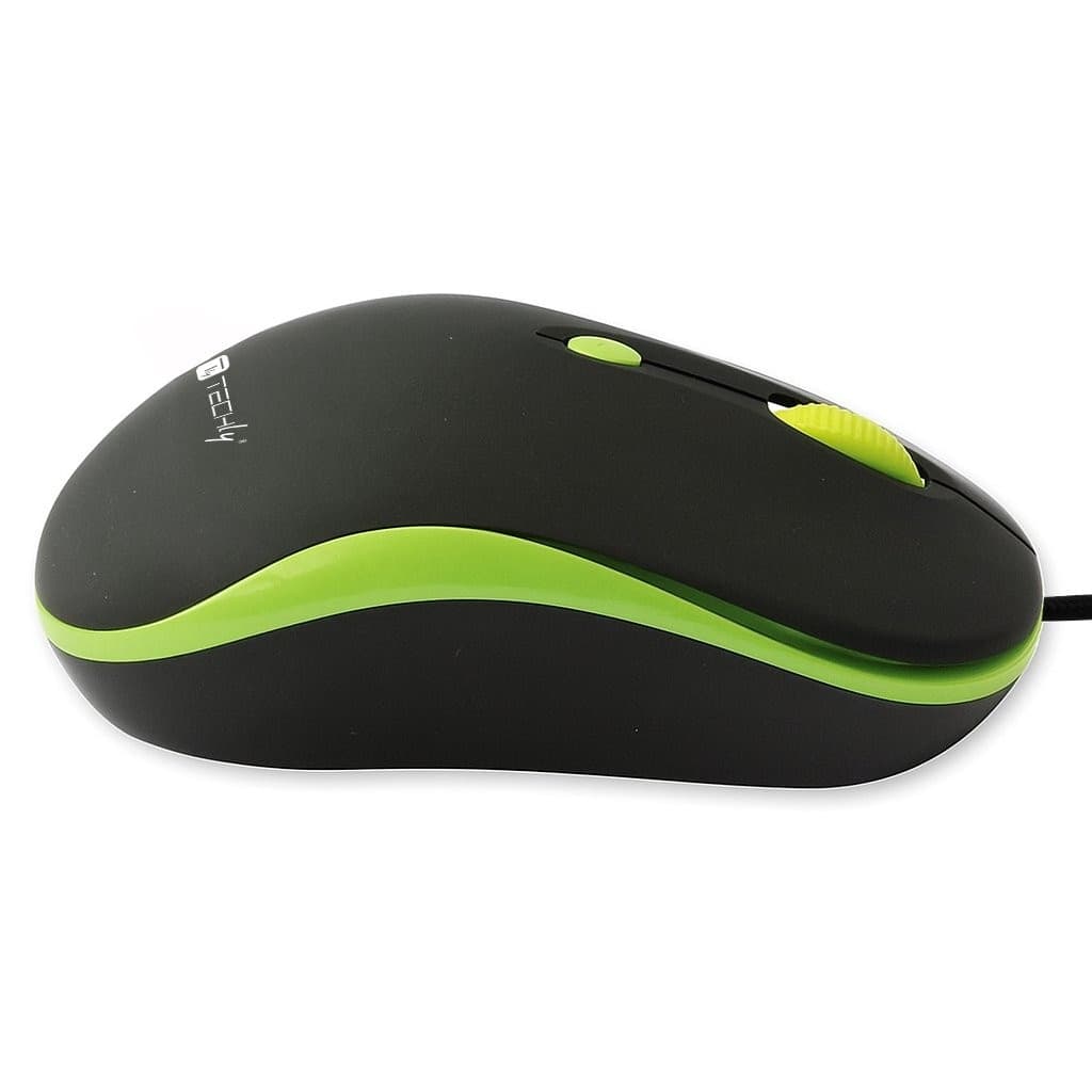 Mouse Ottico USB 1600 Dpi Nero/Verde - 11