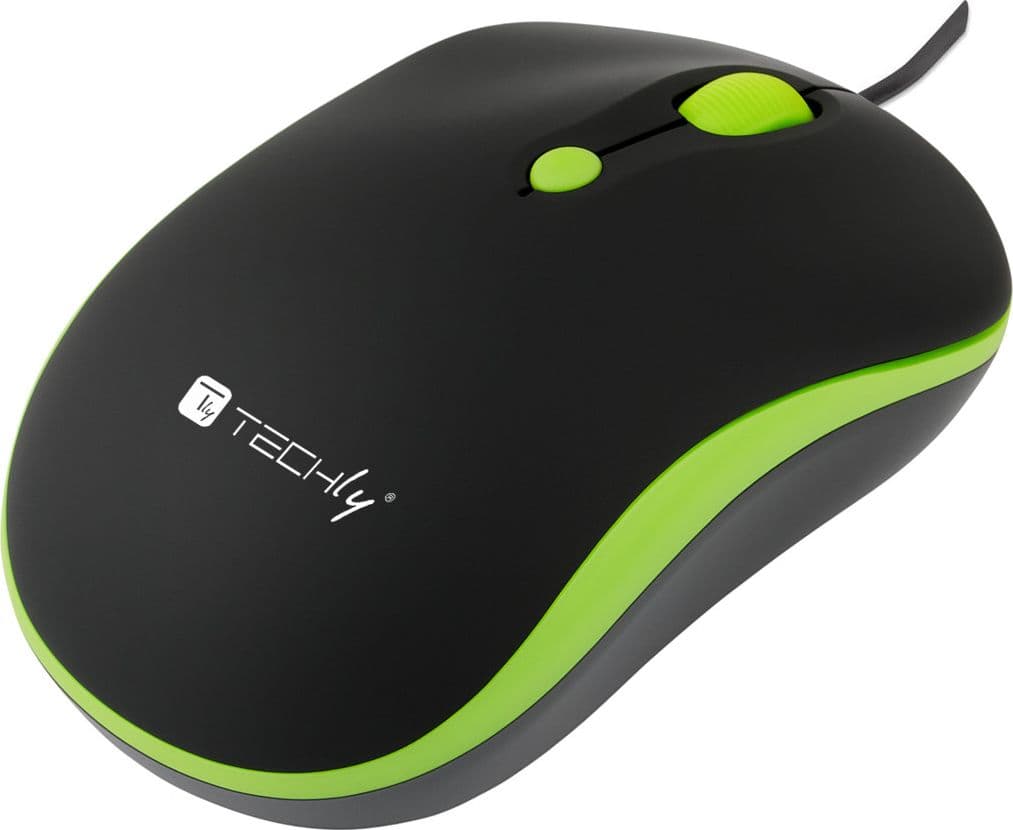 Mouse Ottico USB 1600 Dpi Nero/Verde - 18