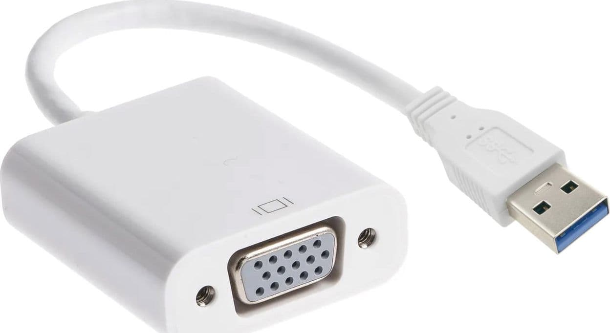 Cavo Convertitore Adattatore da USB 3.2 USB A Maschio a VGA Femmina - 11