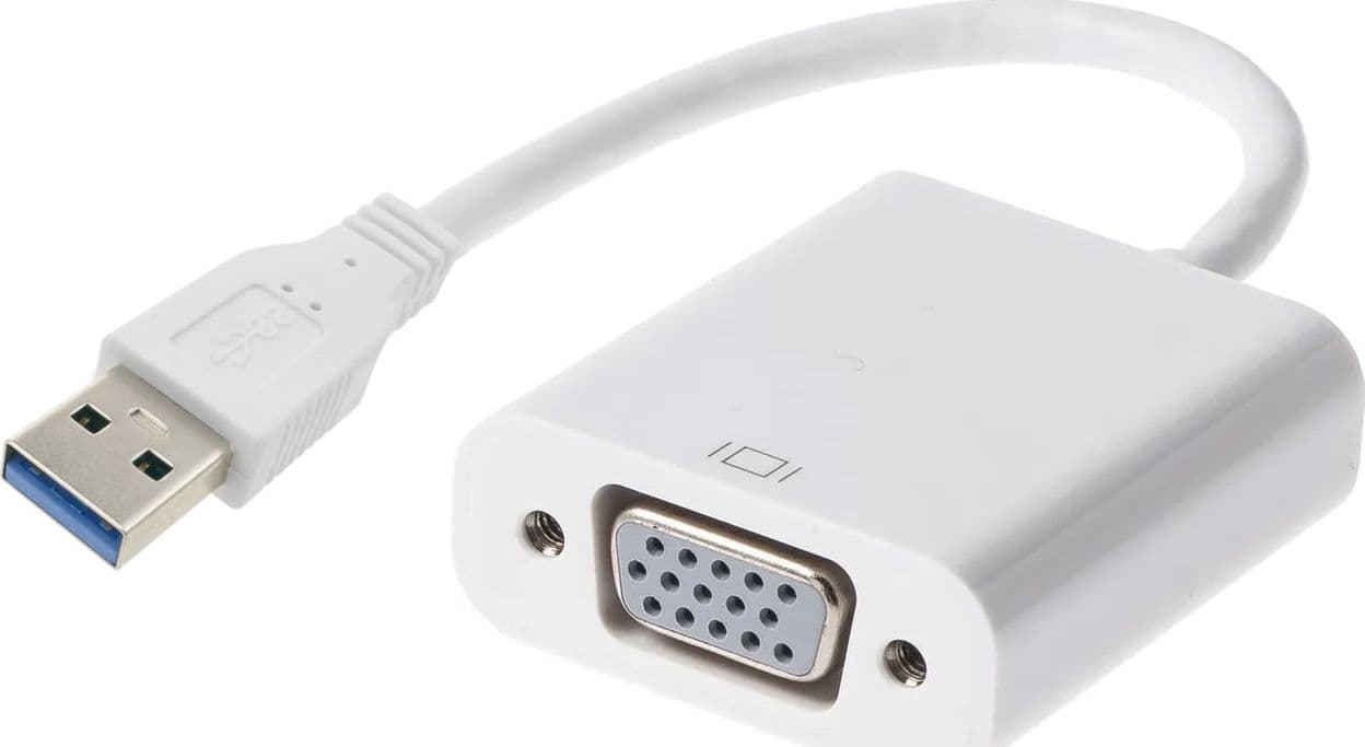 Cavo Convertitore Adattatore da USB 3.2 USB A Maschio a VGA Femmina - 10