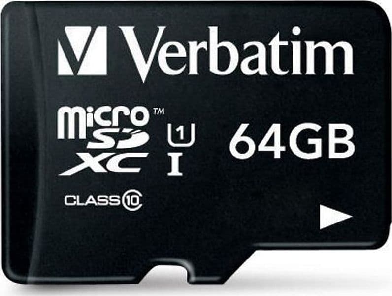 Memoria Micro SDXC 64 Gb con Adattatore - Classe 10 - 7