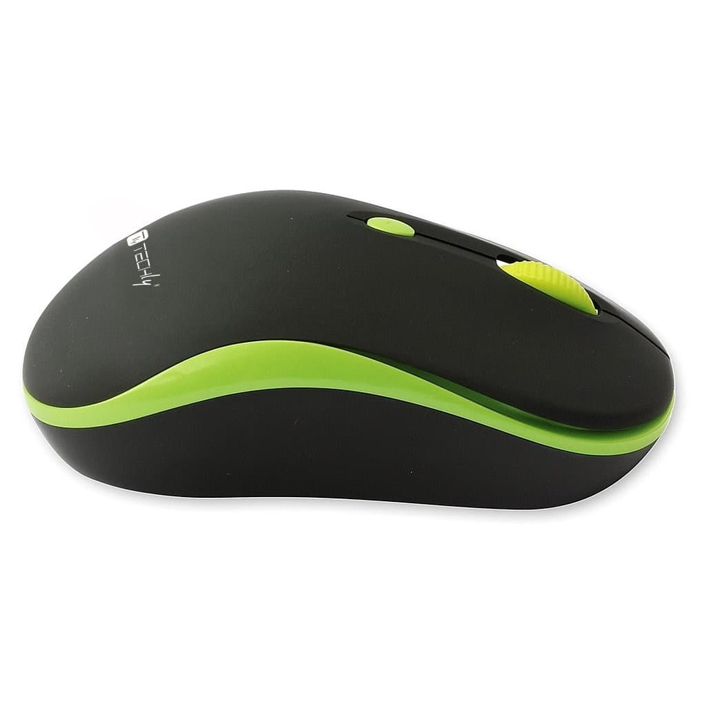 Mouse Ottico Wireless 1600 Dpi Nero/Verde - 12