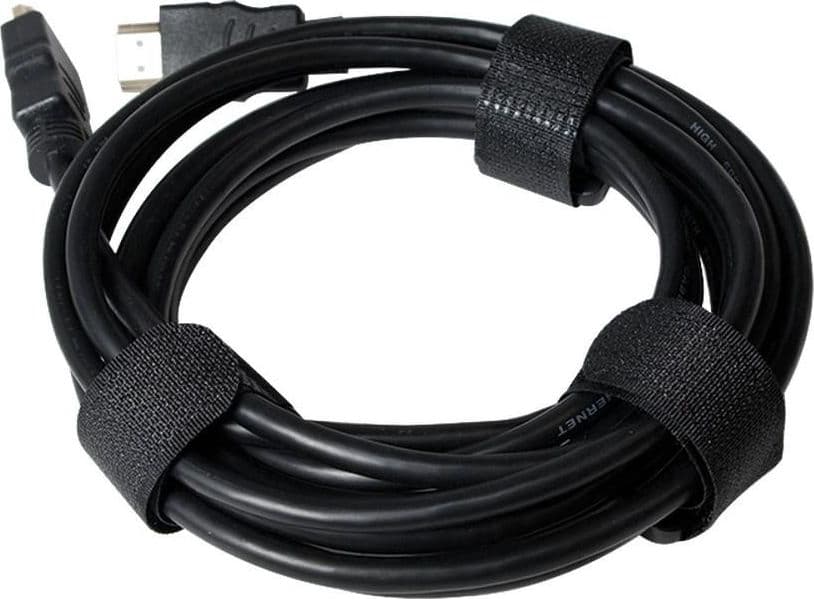 Fascette Fermacavo Nero in Velcro Set da 10 pz - 9