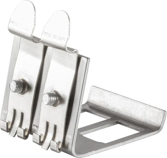 Adattatore per Moduli Keystone 2xRJ45 per guida DIN - 8